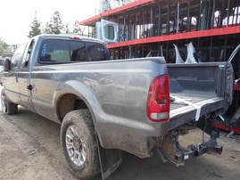 2006 Ford F-250 lariat Gray Extended Cab 6.0L Turbo Diesel #F23315